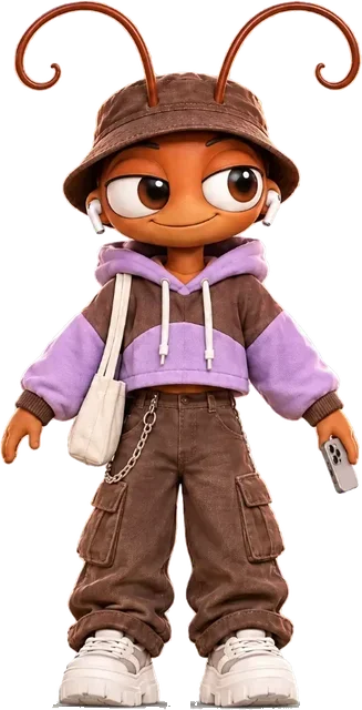 Cocky, a laid-back cockroach runner